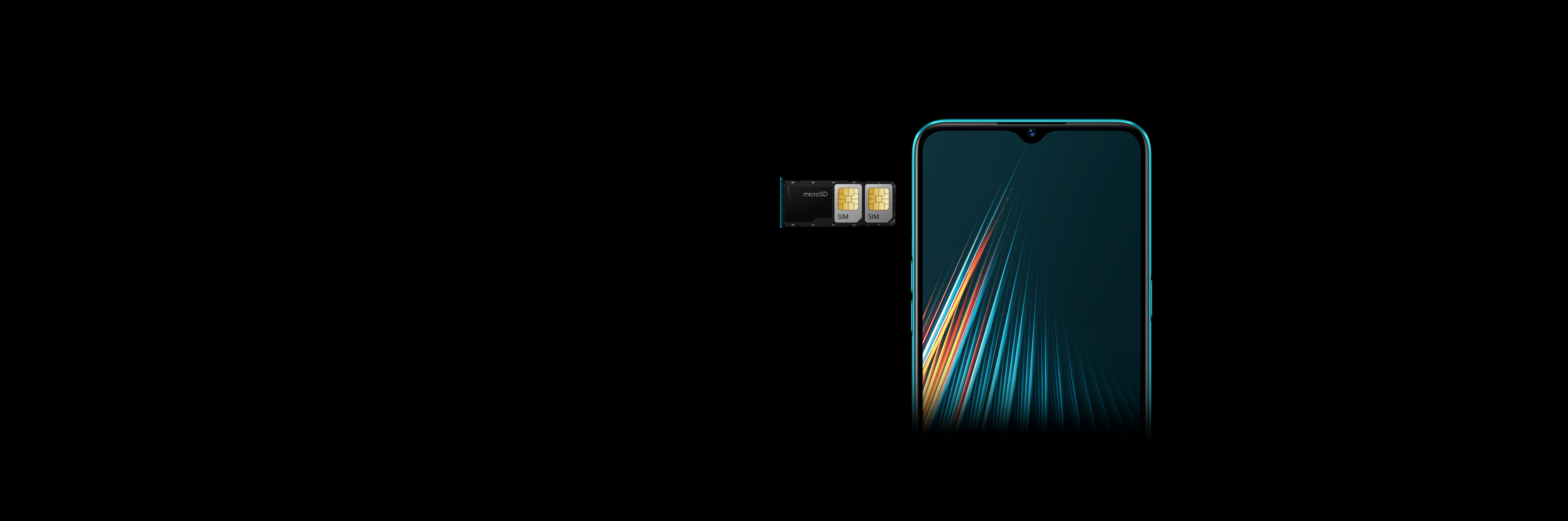 Khay SIM 3 chức năng của Realme 5i