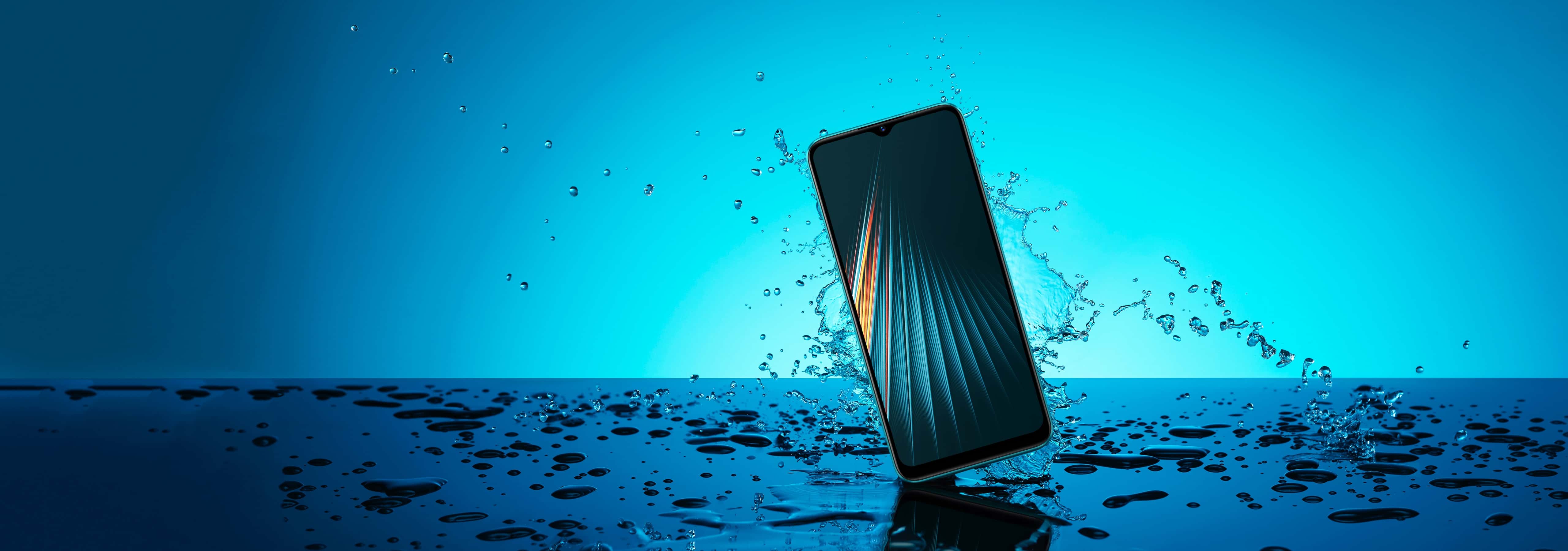 Realme 5i kháng nước nhẹ