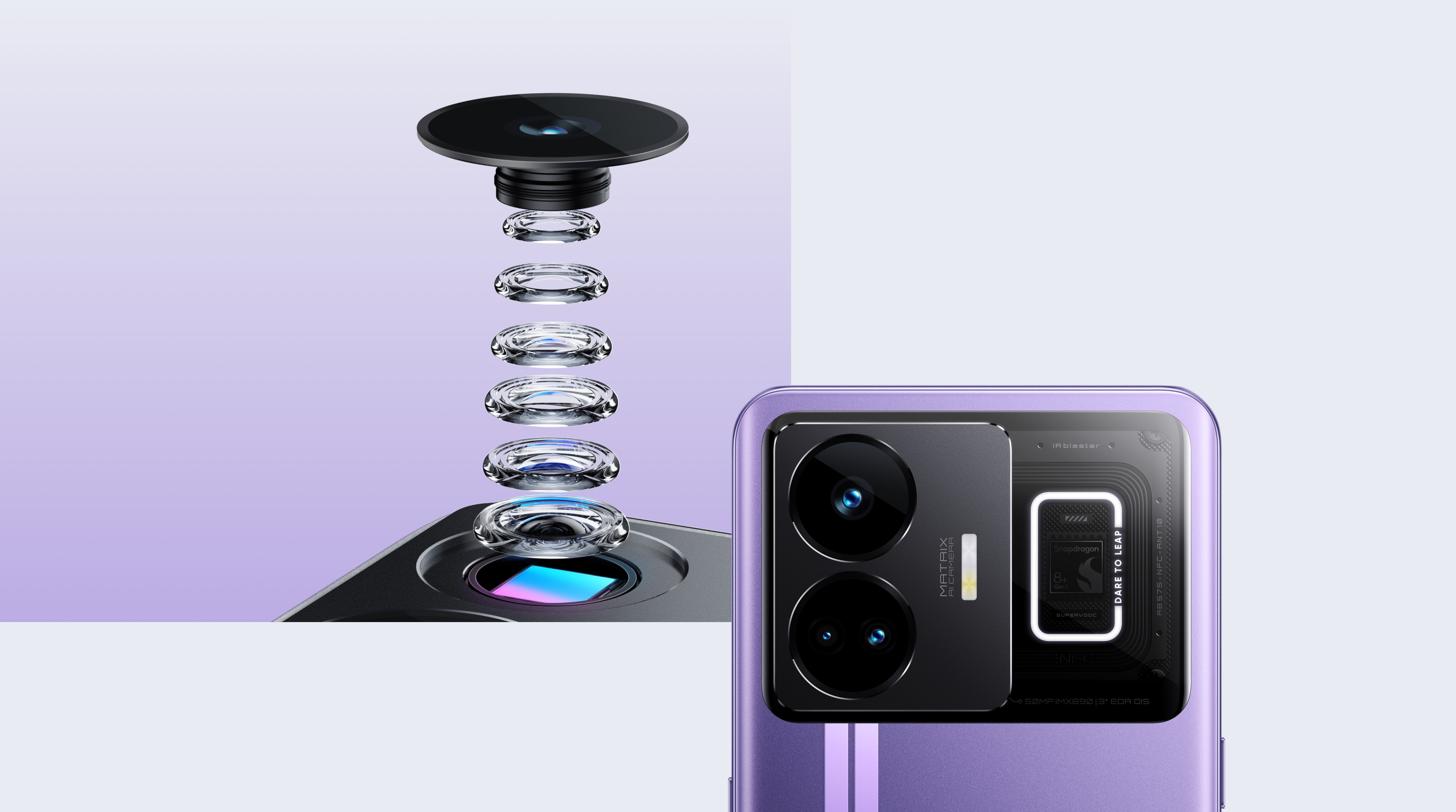 Thiết kế cụm camera sau Realme GT Neo 5 240W