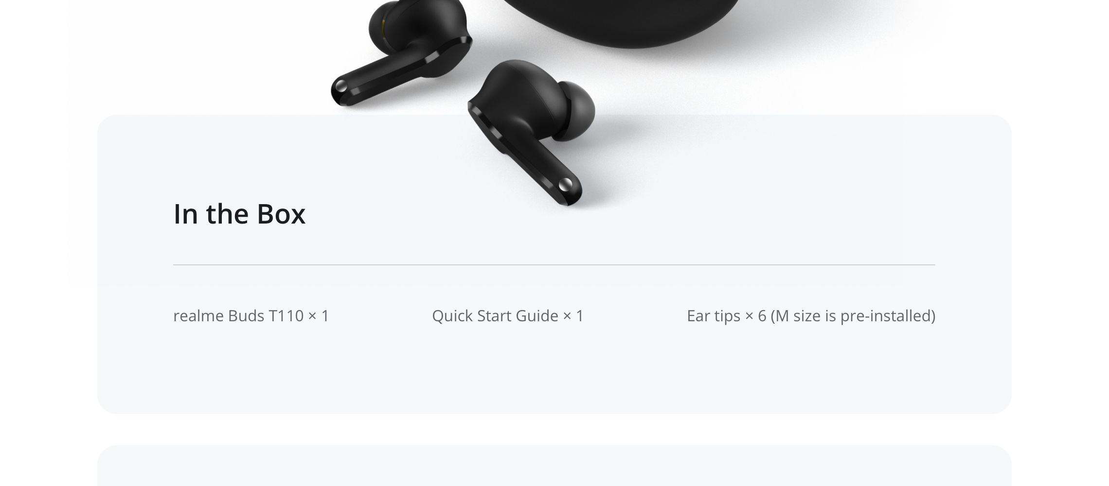 Realme Techlife Buds T110 True Wireless Earbuds