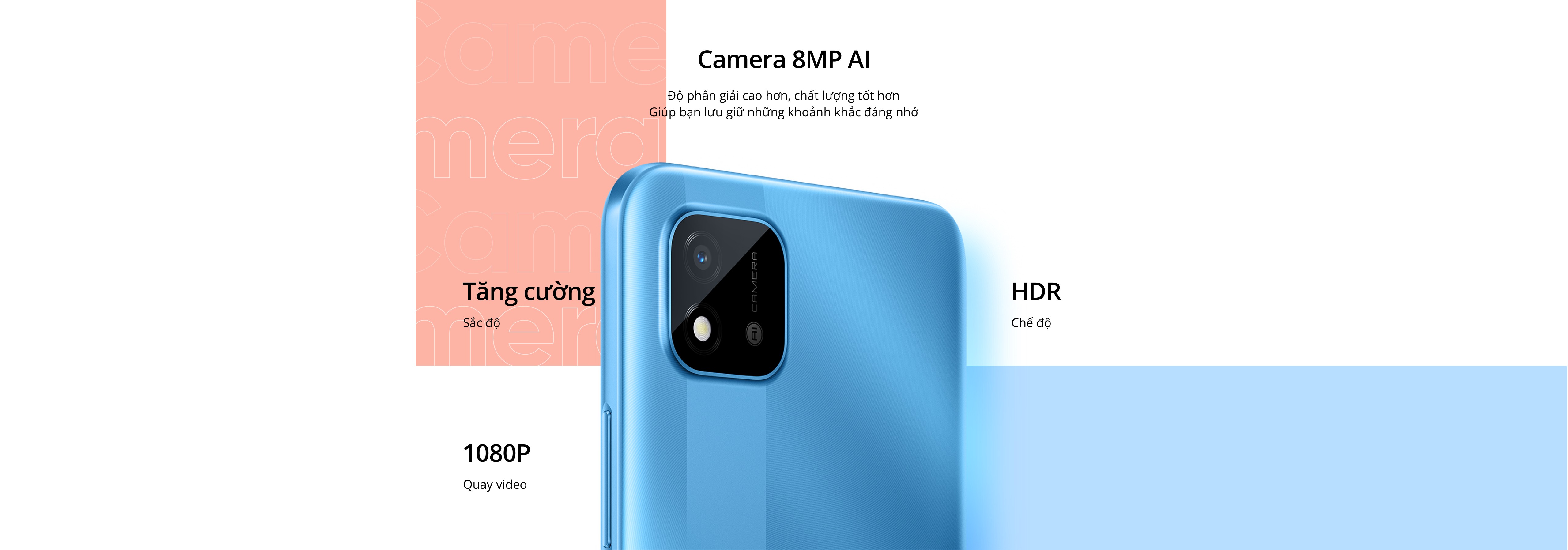 Camera sau của Realme C20